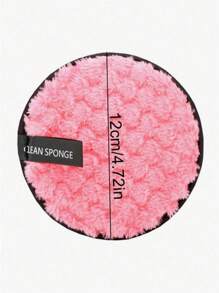 Pineapple Slouchy Clean Water Makeup Remover Puff Round Washable Double-Sided Clean Wet Puff Makeup Remover Pad Face Clean,Facial Brush,Bag,Organizer,Storage