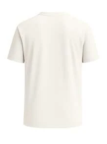 Hugo Boss 男士休闲圆领短袖T恤，夏季百搭 - 131 開放式白色 - 查看 5