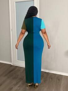 Slaydiva Nuevas llegadas de otoño e invierno, ropa de mujer para otoño/invierno, vestido de suéter talla grande, vestidos de cumpleaños para mujeres - Multicolor - Ver 2