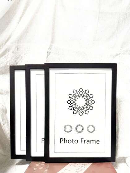 Set de 5 marcos de fotos de madera para pared de imagen 10X15 15X20 20X25 A4, marcos para exhibición de escritorio y montaje en pared, decoración de fotos, regalo conmemorativo