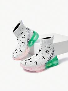 Boys Spring/Autumn Casual Sneakers, Lightweight, Breathable, Anti-Slip, Dual Layer Sole, Fashion, Soft & Comfortable, Suitable For Daily Wear, School, Students