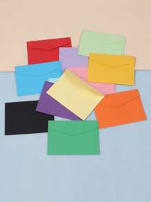 60 paquetes de 12 colores de sobres pequeños de 4.6 X 3.33 pulgadas, sobres de colores adorables y mini para Navidad, Acción de Gracias, Bodas, Fiestas de Cumpleaños, Suministros, Tarjetas y Semillas - Multicolor - Ver 6