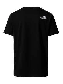The North Face Camiseta oversize de hombros caídos con estampado de letras - TNF NEGRO - Ver 2