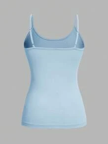 SHEIN EZwear 4件套女士休闲简约吊带背心，适合夏季 - 彩色 - 查看 4