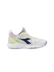 Diadora Women Speed Blushield Fly 4 AG Clay Tennis Shoes 101179508 White Blueprint - Yellow - View 1