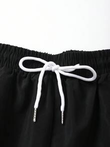 Solantero Conjunto casual de playa para hombre con camisa de manga corta de una sola hilera con estampado floral y pantalones cortos - Multicolor - Ver 6