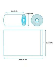 SHEIN 90 CÁI/6 Cuộn 30x22cm Túi đựng rác mini dùng một lần Túi đựng rác nhựa nhỏ cho nhà bếp, phòng tắm, văn phòng, nhà hàng, máy tính để bàn, vệ sinh, lưu trữ, lót thùng rác, chống rò rỉ, kiểm soát mùi hôi, nhà, du lịch, ô tô, cắm trại, vật dụng gia đình thiết yếu - Nhiều màu - Xem 3