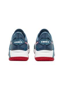 Diadora Men B.Icon 2 AG M Tennis Shoes 101179099 Blue - Green - View 3