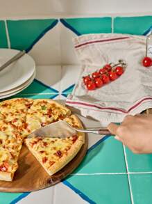 Cirelle 1 件不锈钢蛋糕切片带木柄派盘蛋糕铲适用于派对野餐、Rama 厨房必需品、新年、圣诞派对、家庭用餐、高端餐厅用品、乔迁礼物