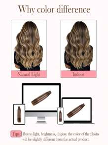 Seamless Clip Ins 7pcs TP4/27# 130g/150g Full Head Seamless PU Clip Ins Extensions 100% Cuticle Aligned Double Drown Remy Human Hair Invisible Clip In Hair Extensions Hair Extensions - S4/27 - View 5