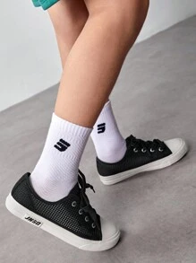 Mùa Xuân Mùa hè Đúng mốt Cơ bản Thoải mái Lưới thoáng khí Giải trí Giày thể thao , ' Ván trượt Giày dép - màu đen - Xem 1