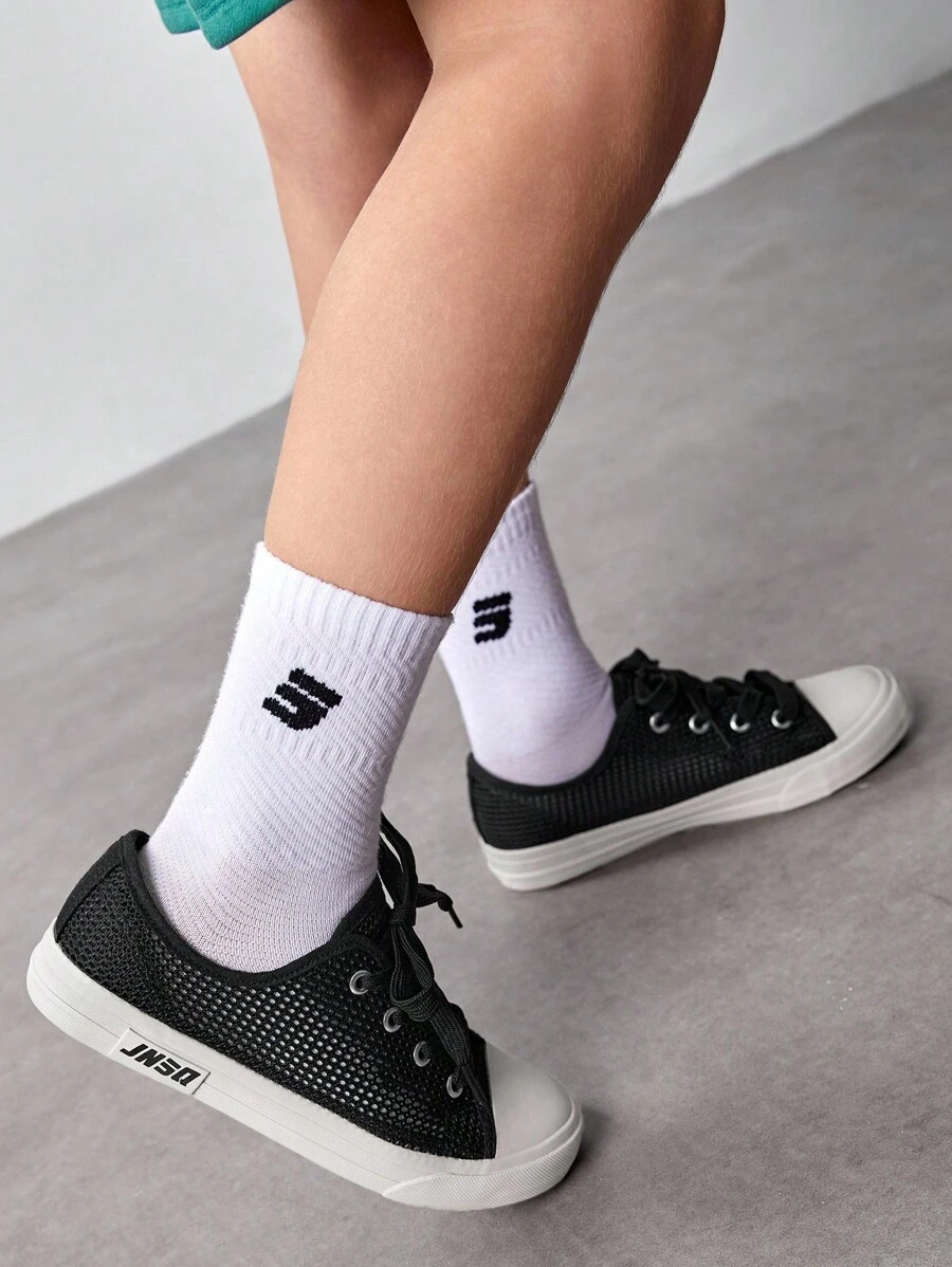 Mùa Xuân Mùa hè Đúng mốt Cơ bản Thoải mái Lưới thoáng khí Giải trí Giày thể thao , ' Ván trượt Giày dép - màu đen - Xem 1