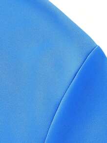 Manfinity Swimmode Men's Simple Letter Print Long Sleeve Surfing T-Shirt - Blue - View 5