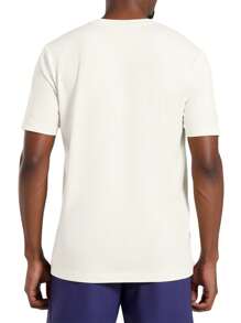 Hugo Boss 男士休闲圆领短袖T恤，夏季百搭 - 131 開放式白色 - 查看 2