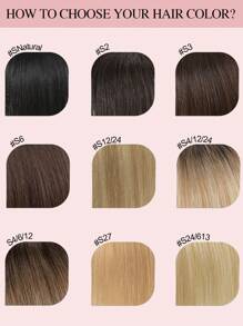 9AM Hair 10英寸女士假发片真人发片适合头发稀疏的女性的假发片，带刘海夹 - S6 - 查看 9