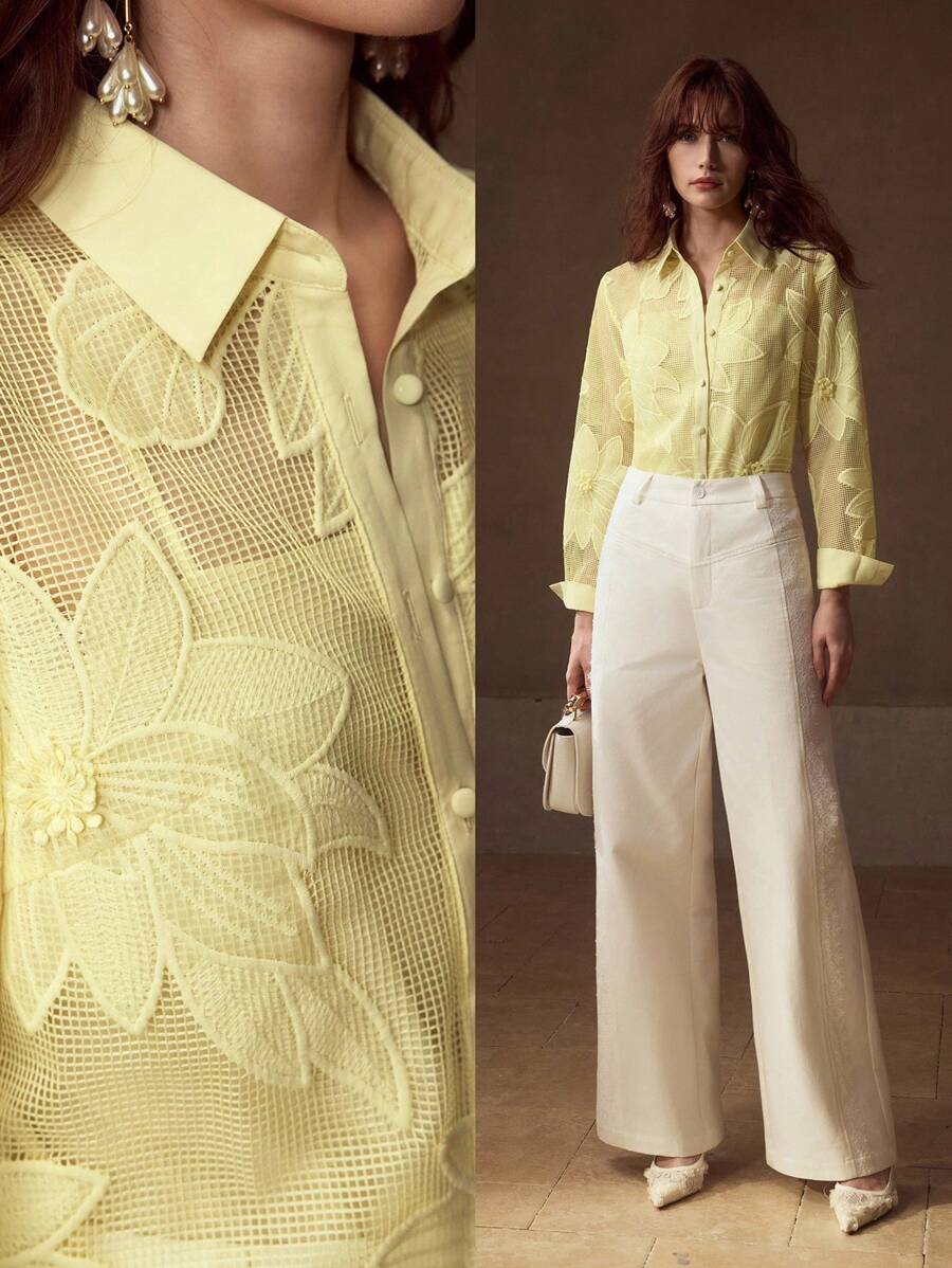 MOTF PREMIUM 透明衬衫贴花 - 黃色 - 查看 1