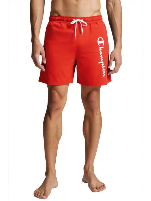 Champion Men's Casual Letter Print Beach Shorts
