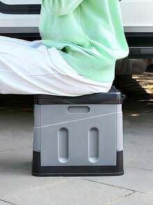 SHEIN 1个便携式车载折叠马桶，露营应急必备品，车载旅行应急户外移动马桶 - 彩色 - 查看 7