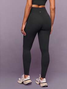 GLOWMODE 28英寸FeatherFit™ Mindful Movement吸汗弹力紧身裤，带侧袋，低冲击瑜伽普拉提芭蕾工作室日常休闲装 - 灰色 - 查看 7