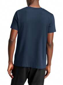 Tommy Hilfiger TJM REG BADGE TEE EX - Dark Blue - Xem 2