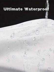 SHEIN 1PC Floral Shower Curtain - Black & White Modern Botanical Print, Waterproof Polyester Fabric With Rust-Resistant Grommets, Machine Washable Bathroom Decor - Luxury Spa Style, Hotel Inspired, Woven Textured Design For Bath & Shower