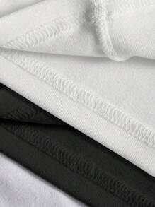 INAWLY Women's Black & White Zip-Up Casual Sports Fitted Long Sleeve Jacket, Thin Outerwear For Autumn Fall Winter Cloth For Women - White - View 3