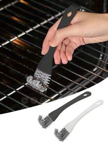 SHEIN 3 件装烤架清洁砖，带耐热手柄，浮石烤盘清洁石，可切割的多功能污渍和油污清洁刷，去除烧烤、游泳池、水槽的污渍，适用于炉灶、水槽、餐具、煎锅、烧烤网清洁、厨房、浴室、家居、家庭用品圣诞节节日礼物赠送，1 件 - 彩色 - 查看 3