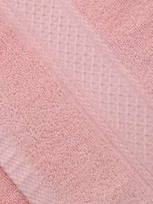 SHEIN 3 件套柔软、亲肤、吸水纯色毛巾套装 - 包括 1 条浴巾 + 1 条手巾 + 1 条手帕 - 非常适合浴室和水疗中心使用家庭浴室装饰秋季装饰回到学校美容沙龙家庭浴室 - 彩色 - 查看 6