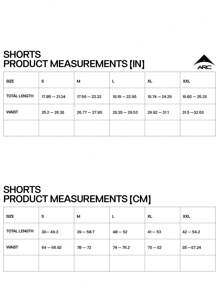 ARC atmungsaktive Doppelschicht Athletik Shorts - leichte Unterstützung für Langstreckenläufe