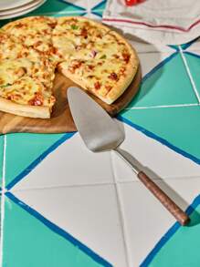 Cirelle 1 件不锈钢蛋糕切片带木柄派盘蛋糕铲适用于派对野餐、Rama 厨房必需品、新年、圣诞派对、家庭用餐、高端餐厅用品、乔迁礼物