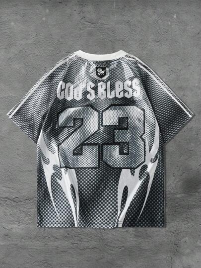 Prep T-shirt de hockey sur glace à manches courtes avec imprimé vintage de style Renaissance pour hommes, t-shirt de sport pour l'été