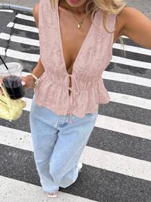 Women Tops - Pale Pink - View 4