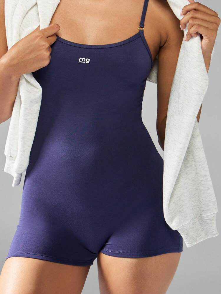MISSGUIDED Performance Athletic Jumpsuit Active Workout Romper Bodysuit Sleeveless Training Unitard Exercise Fitness Yoga Practice Competition