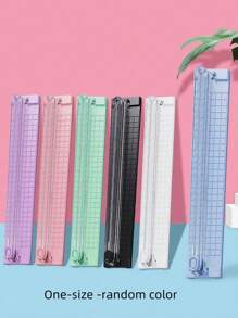 小型切纸机 双向刀头 多功能切纸机 新款马卡龙色手动切纸机