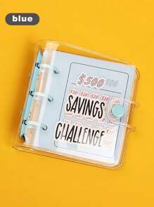 Savings Binder L $1000 Savings Challenge New Reusable Budget Book With Cash Envelopes Frosted Cover Money Organizer For Cash Savings Challenges Notebook Binder Organizer - Multicolor - View 12