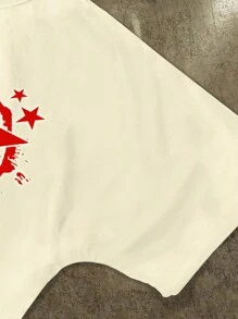 Manfinity EMRG Áo thun nam mùa hè thường ngày có họa tiết và chữ in ngắn tay, thu - Nhiều màu - Xem 4