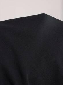 EastFlair 2pcs Women Contrast Trim Sleeveless Single-Breasted Top And Wide Leg Pants Set