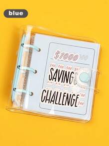 Savings Binder L $1000 Savings Challenge New Reusable Budget Book With Cash Envelopes Frosted Cover Money Organizer For Cash Savings Challenges Notebook Binder Organizer - Multicolor - View 19