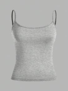 SHEIN EZwear 3pcs/Set Women's Casual Sexy Tight Fitting Camisole Tops, Suitable For Summer