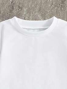 Sparklyn 2 件套青少年女孩休闲迷彩印花 T 恤，带有熊图案和工装裤套装，适合夏季 - 軍綠色 - 查看 5