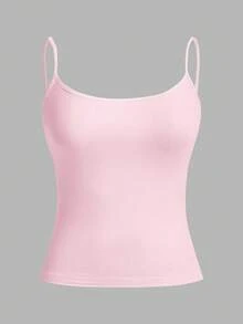 SHEIN EZwear 3 件套女士休闲吊带背心性感百搭修身背心，适合夏季 - 彩色 - 查看 4