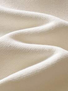 Loomiva 少女花卉图案针织柔软圆领长袖套头衫 - 白色 - 查看 4