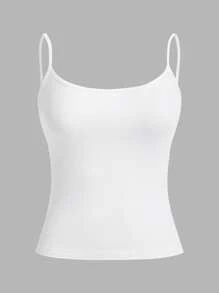 SHEIN EZwear 3pcs/Set Women's Casual Sexy Tight Fitting Camisole Tops, Suitable For Summer