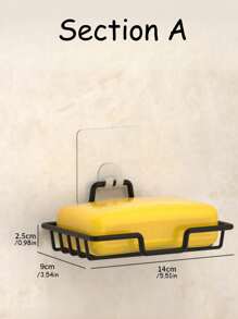 Kệ phòng tắm xuyên biên giới, không đục lỗ, kệ lưu trữ gắn tường, bồn cầu, đồ dùng vệ sinh gia dụng và kệ hoàn thiện - Nhiều màu - Xem 9