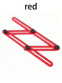 1pc Ultimate Multi Fold Ruler - Versatile Measuring Tool With Durable ABS Construction, Precision Four-Panel Design For Multi-Angle, Four-Sided & Corner Measurements, Compact Folding Option
