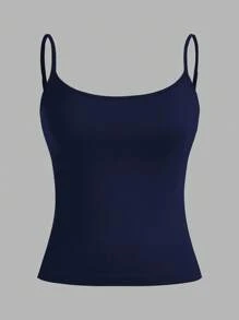 SHEIN EZwear 3pcs/Set Women's Casual Sexy Tight Fitting Camisole Tops, Suitable For Summer