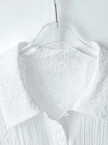 GlowEve Women's Casual Backless Hollow Out Sun Protection Shirt Fall Cloth For Women