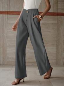 MOTF PREMIUM QUẦN TÚI XẺO GẤP NẾP - Màu xám đen - Xem 6