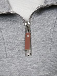 Manfinity Homme Men's Casual Drawstring Hooded Long Sleeve Hoodie , Fall - Light Grey - View 4