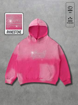 Street Life Vintage Washed Strass Hoodie